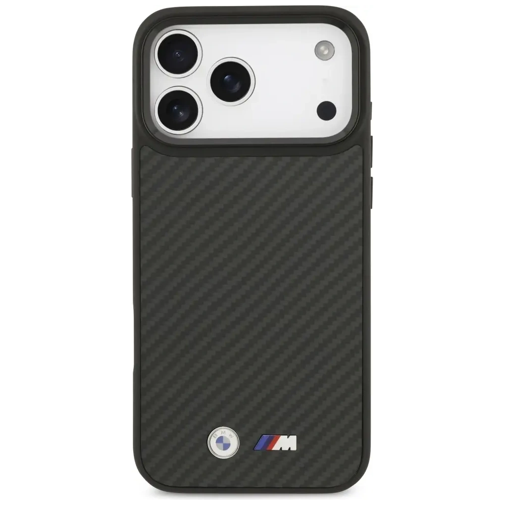 Etui BMW M Kevlar Matt MagSafe do Apple iPhone 17 Pro Max czarny