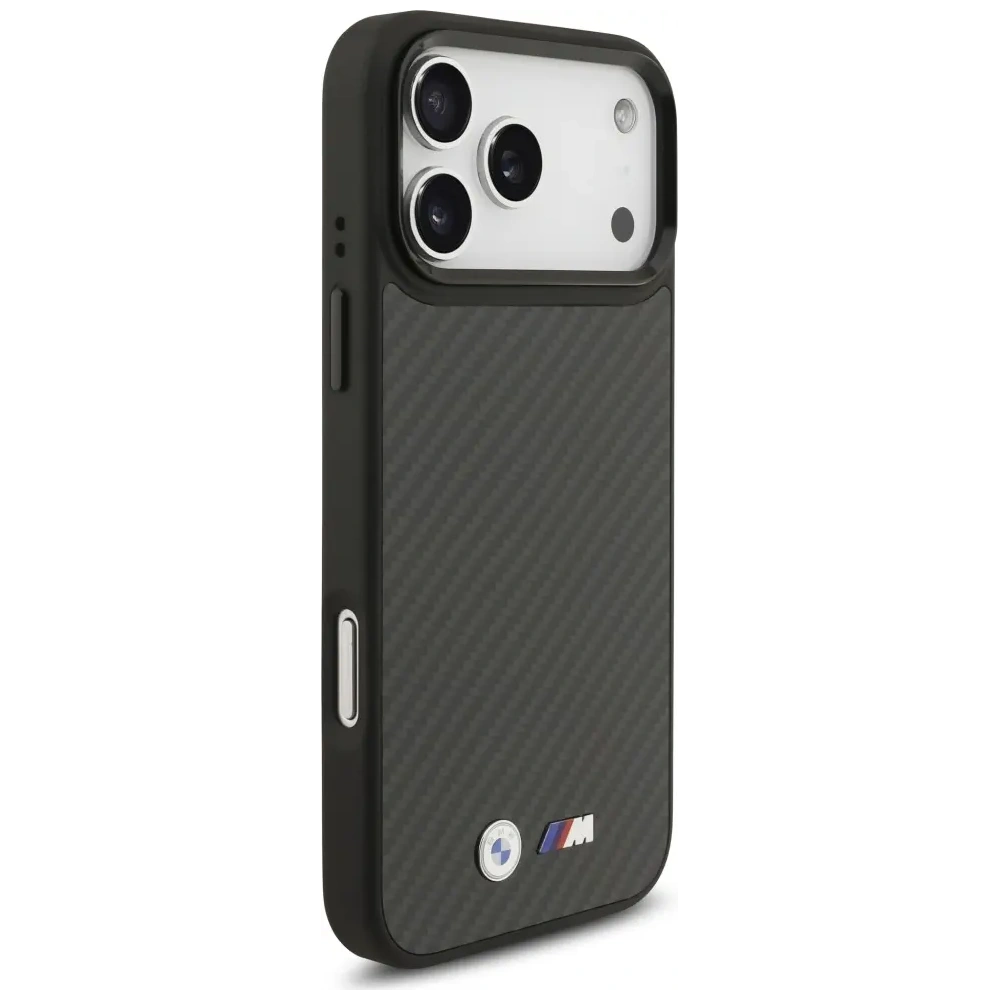 Etui BMW M Kevlar Matt MagSafe do Apple iPhone 17 Pro Max czarny