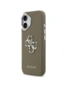 Etui Guess Grained Big 4G Classic Logo do Apple iPhone 17 brązowy