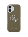 Etui Guess Grained Big 4G Classic Logo do Apple iPhone 17 brązowy