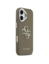 Etui Guess Grained Big 4G Classic Logo do Apple iPhone 17 brązowy