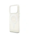 Etui Guess IML Glitter Pearl Strap MagSafe do Apple iPhone 17 Pro Max przezroczysty