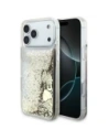Etui Guess Liq. Glitter 4 Charms do Apple iPhone 17 Pro złoty
