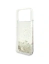Etui Guess Liq. Glitter 4 Charms do Apple iPhone 17 Pro złoty
