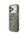 Etui Guess Python Pattern MagSafe do Apple iPhone 17 Pro brązowy