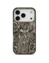 Etui Guess Python Pattern MagSafe do Apple iPhone 17 Pro brązowy