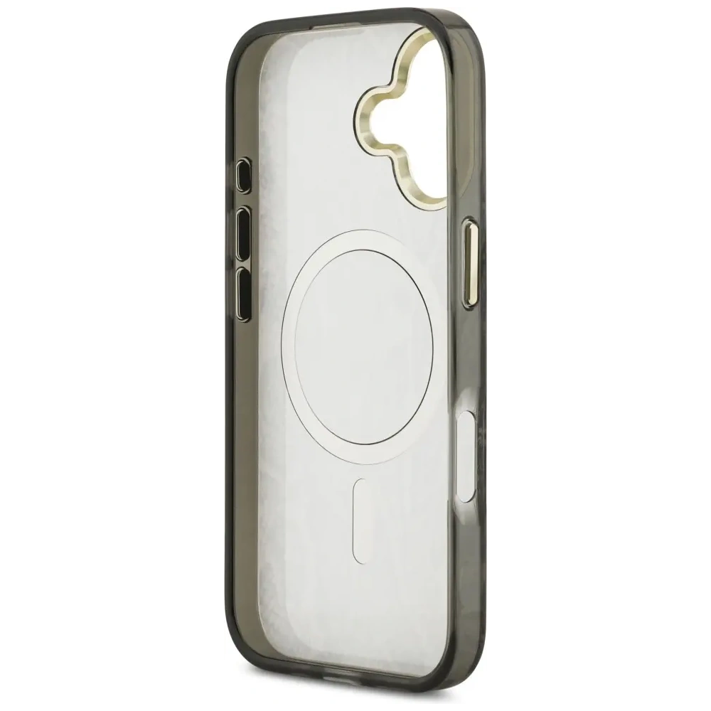 Etui Guess Python Pattern MagSafe do Apple iPhone 17 czarny