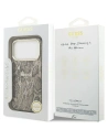 Etui Guess Python Pattern MagSafe do Apple iPhone 17 Pro brązowy