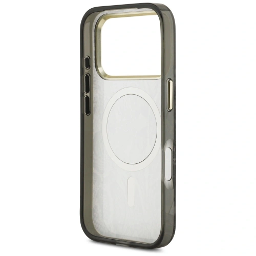 Etui Guess Python Pattern MagSafe do Apple iPhone 17 Pro czarny