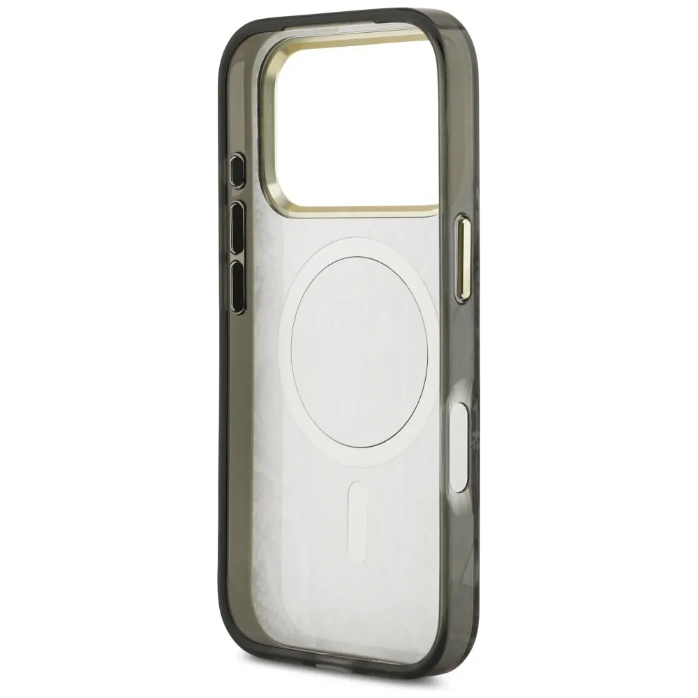 Etui Guess Python Pattern MagSafe do Apple iPhone 17 Pro czarny