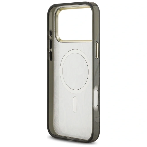 Etui Guess Python Pattern MagSafe do Apple iPhone 17 Pro Max czarny