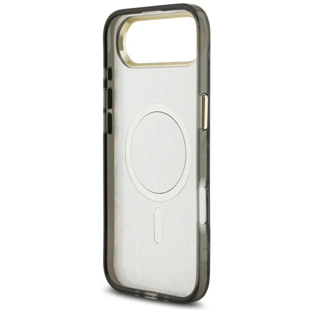 Etui Guess Python Pattern MagSafe do Apple iPhone Air czarny