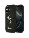 Etui Guess Silicone Big 4G Script do Apple iPhone 17 czarny