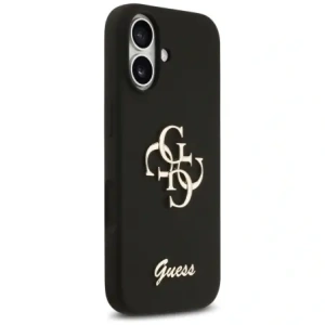 Etui Guess Silicone Big 4G Script do Apple iPhone 17 czarny