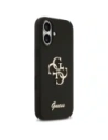 Etui Guess Silicone Big 4G Script do Apple iPhone 17 czarny