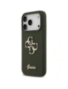 Etui Guess Silicone Big 4G Script do Apple iPhone 17 Pro khaki