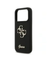 Etui Guess Silicone Big 4G Script do Apple iPhone 17 Pro czarny