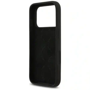 Etui Guess Silicone Big 4G Script do Apple iPhone 17 Pro czarny