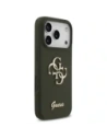 Etui Guess Silicone Big 4G Script do Apple iPhone 17 Pro khaki