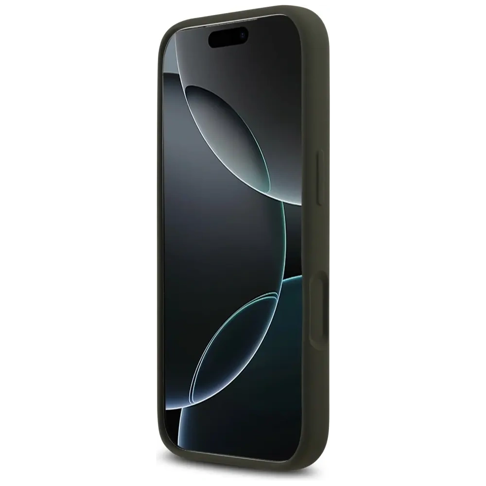 Etui Guess Silicone Big 4G Script do Apple iPhone 17 Pro khaki