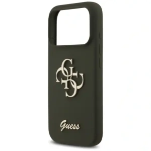 Etui Guess Silicone Big 4G Script do Apple iPhone 17 Pro khaki