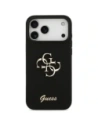 Etui Guess Silicone Big 4G Script do Apple iPhone 17 Pro Max czarny
