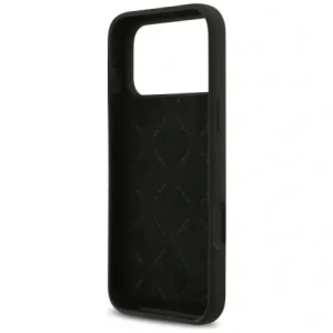 Etui Guess Silicone Big 4G Script do Apple iPhone 17 Pro Max czarny