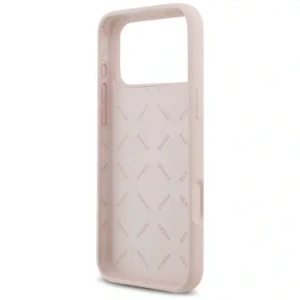 Etui Guess Silicone Big 4G Script do Apple iPhone 17 Pro Max różowy