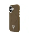Etui Guess Triangle Logo MagSafe do Apple iPhone 17 brązowy