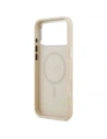 Etui Guess Triangle Logo MagSafe do Apple iPhone 17 Pro Max beżowy