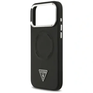 Etui Guess Triangle Logo MagSafe do Apple iPhone 17 Pro Max czarny