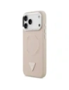 Etui Guess Triangle Logo MagSafe do Apple iPhone 17 Pro różowy