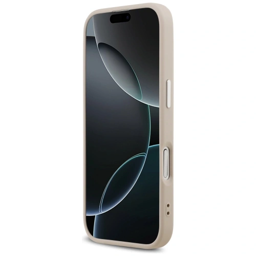 Etui Guess Triangle Logo MagSafe do Apple iPhone 17 różowy