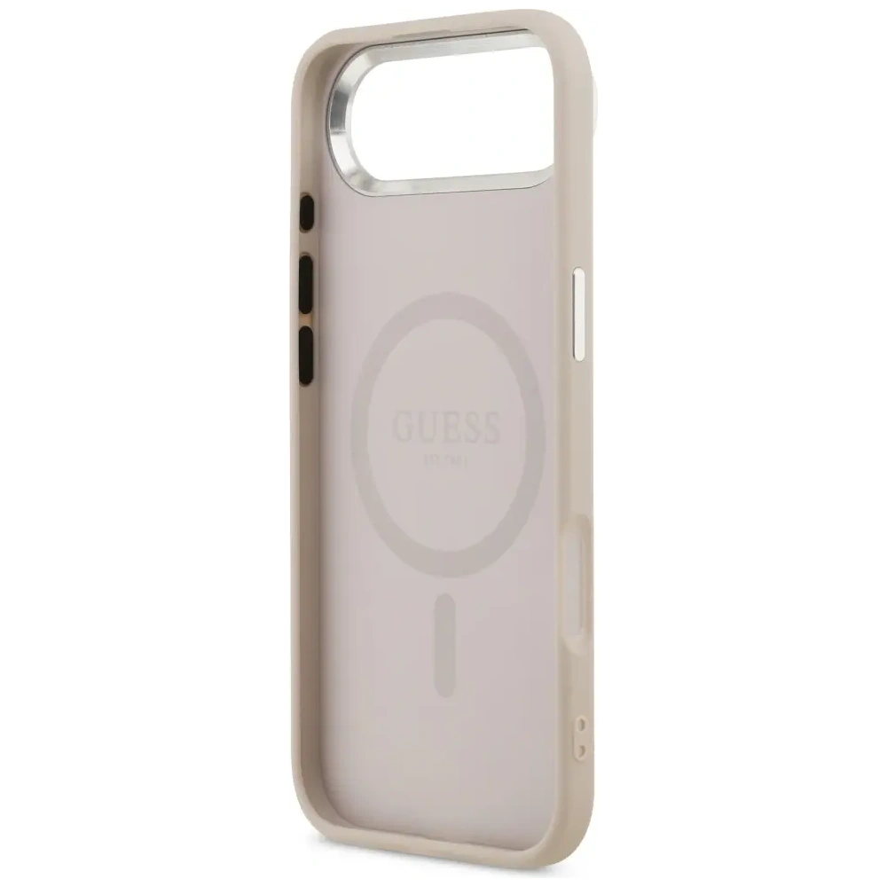 Etui Guess Triangle Logo MagSafe do Apple iPhone Air różowy