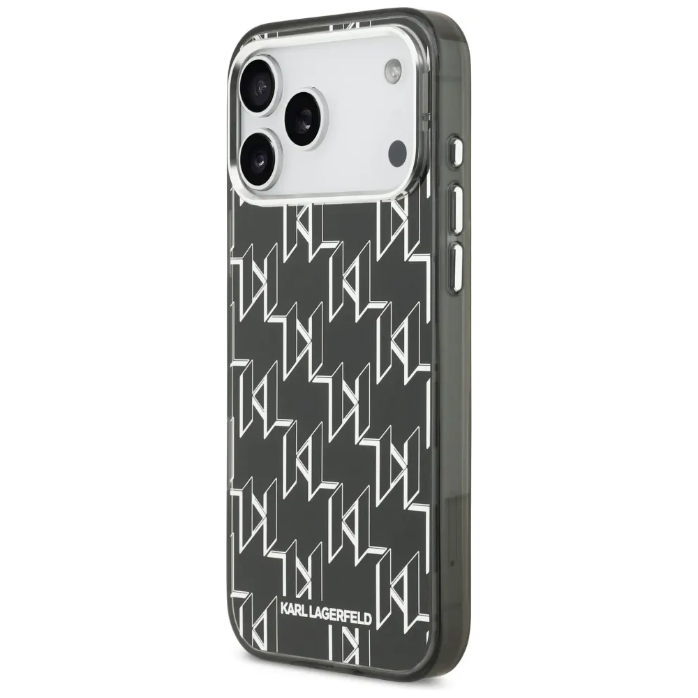Etui Karl Lagerfeld IML KL Monogram MagSafe do Apple iPhone 17 Pro Max czarny