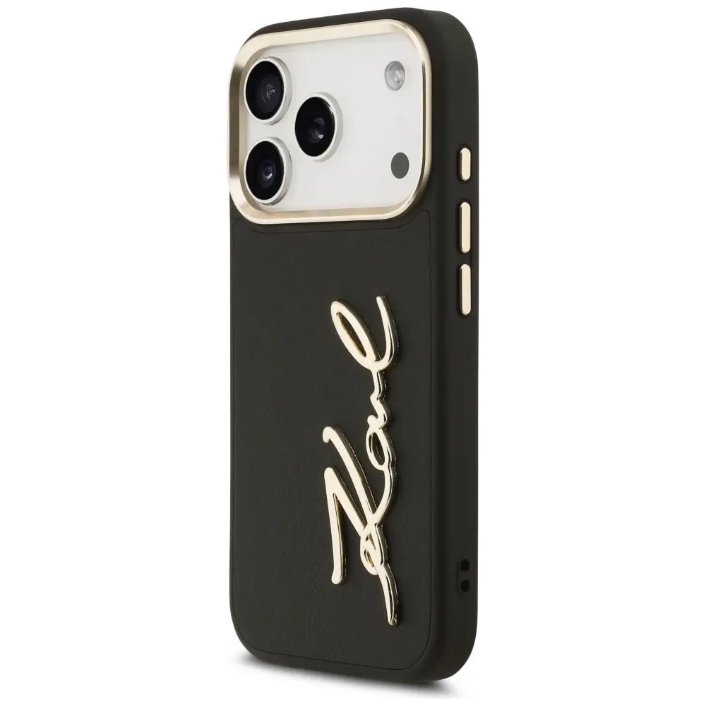 Etui Karl Lagerfeld Karl Script Logo do Apple iPhone 17 Pro czarny
