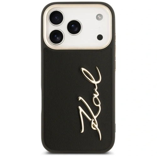 Etui Karl Lagerfeld Karl Script Logo do Apple iPhone 17 Pro czarny