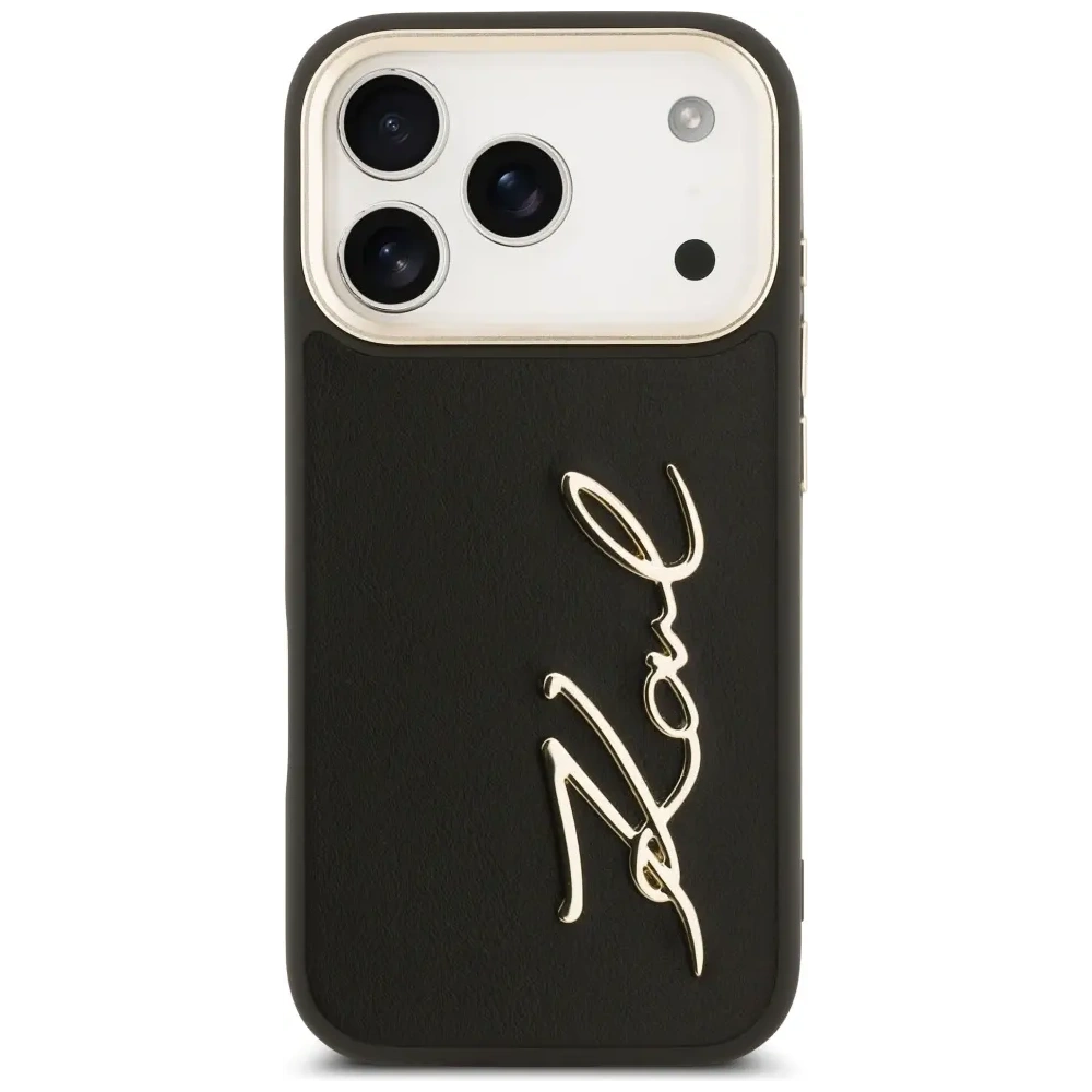Etui Karl Lagerfeld Karl Script Logo do Apple iPhone 17 Pro czarny
