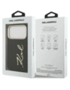 Etui Karl Lagerfeld Karl Script Logo do Apple iPhone 17 Pro czarny