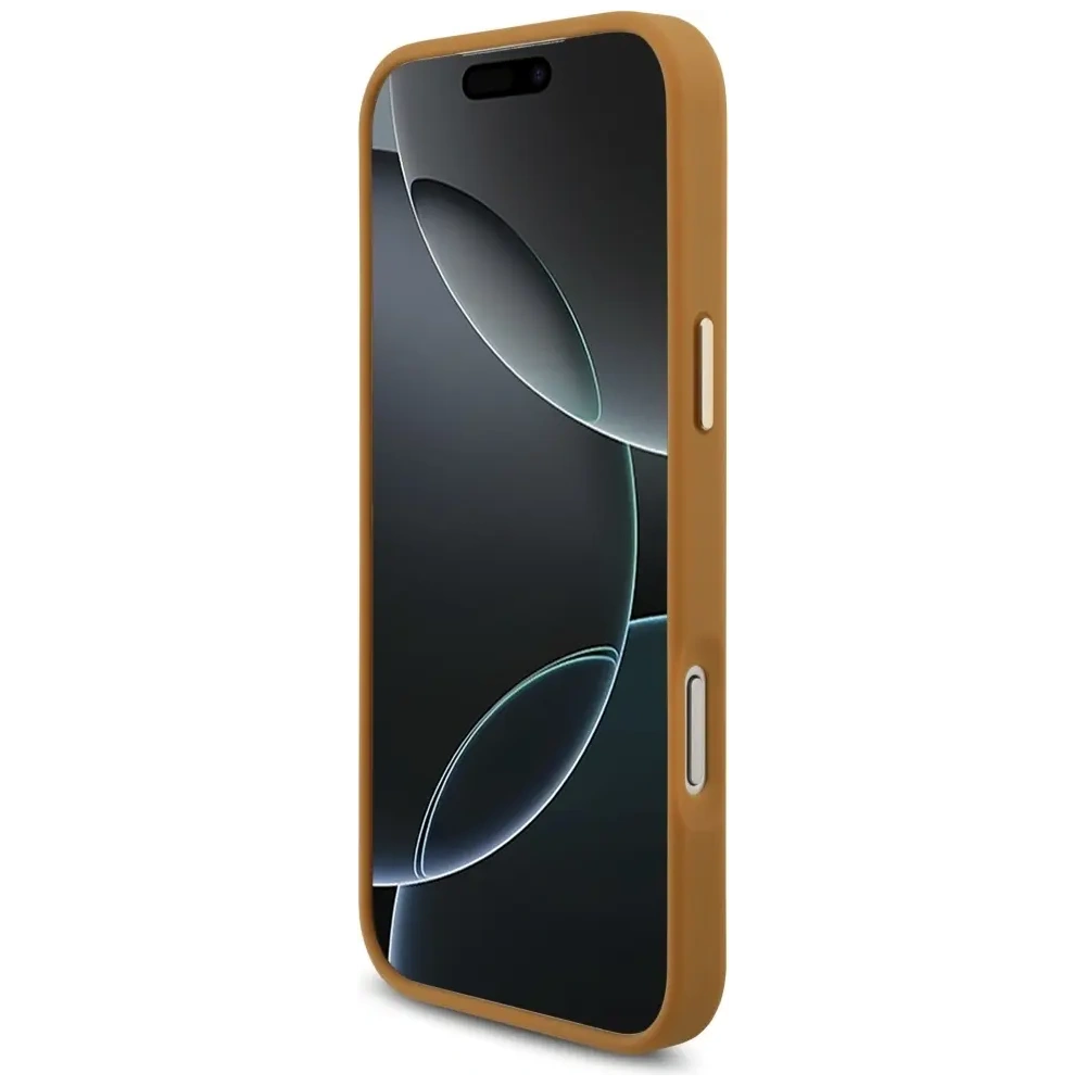Etui Karl Lagerfeld Karl Script Logo do Apple iPhone 17 Pro Max brązowy