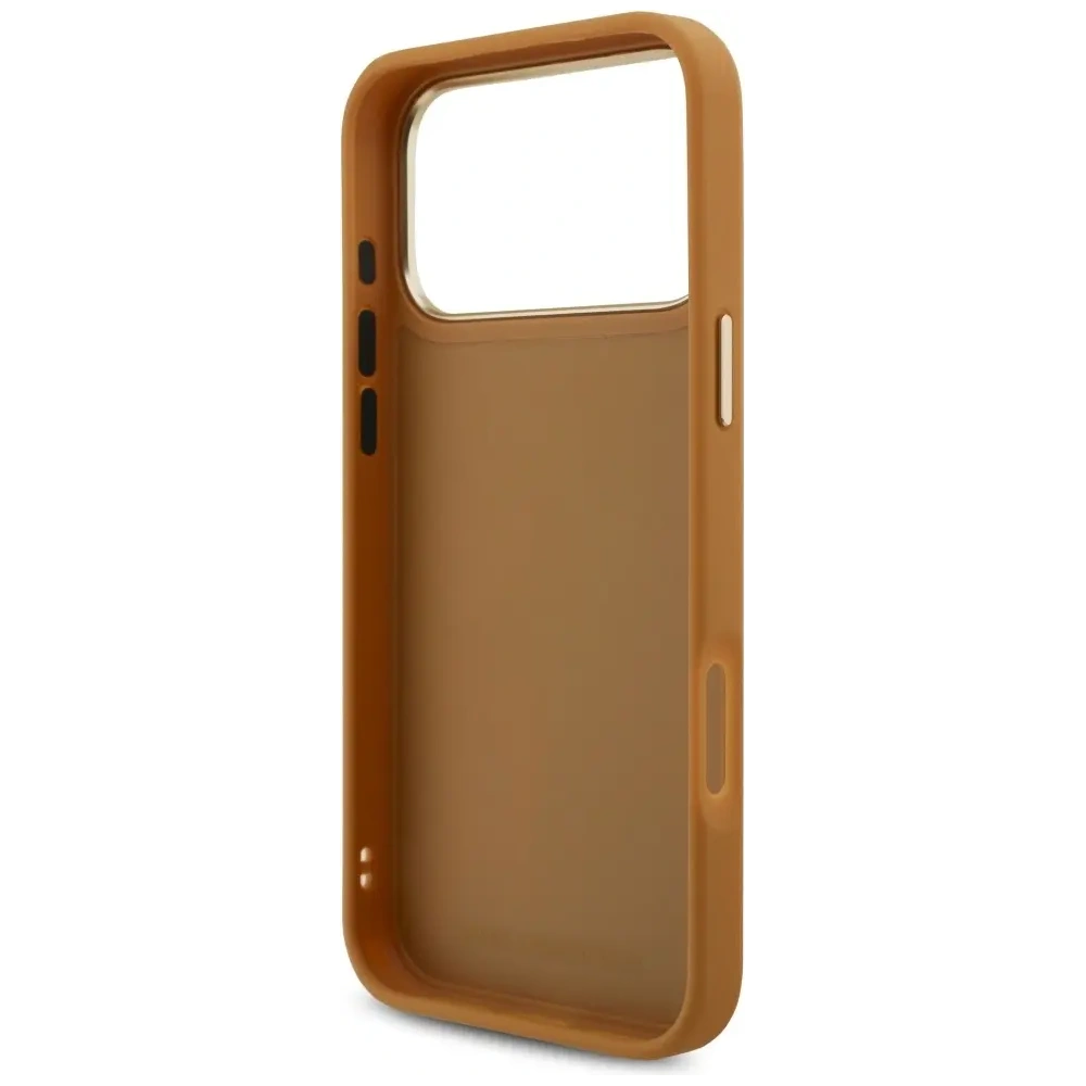 Etui Karl Lagerfeld Karl Script Logo do Apple iPhone 17 Pro Max brązowy