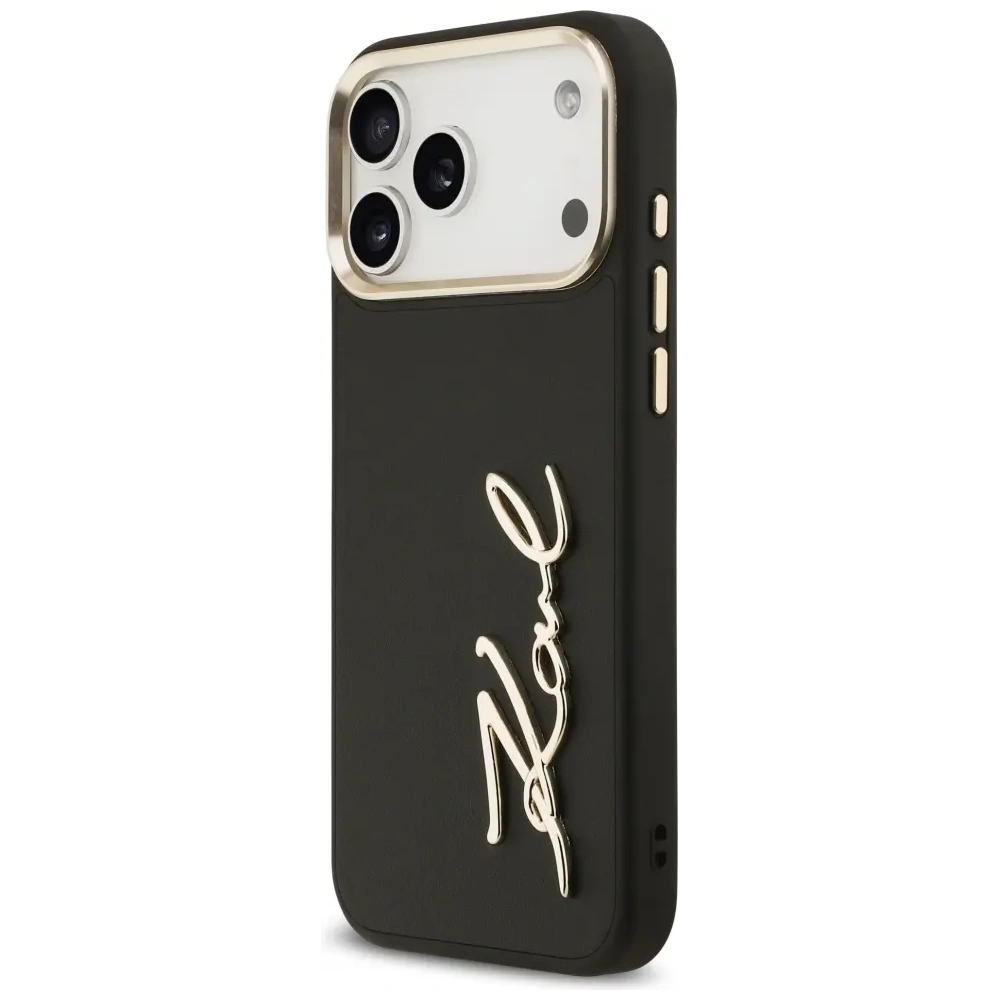 Etui Karl Lagerfeld Karl Script Logo do Apple iPhone 17 Pro Max czarny