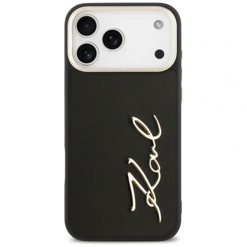 Etui Karl Lagerfeld Karl Script Logo do Apple iPhone 17 Pro Max czarny