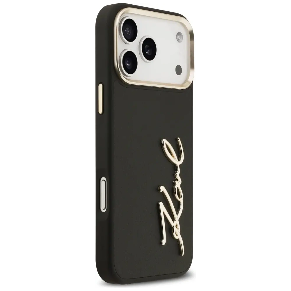 Etui Karl Lagerfeld Karl Script Logo do Apple iPhone 17 Pro Max czarny
