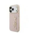 Etui Karl Lagerfeld Karl Script Logo do Apple iPhone 17 Pro różowy