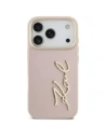 Etui Karl Lagerfeld Karl Script Logo do Apple iPhone 17 Pro różowy