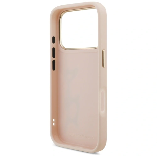Etui Karl Lagerfeld Karl Script Logo do Apple iPhone 17 Pro różowy