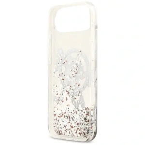 Etui Karl Lagerfeld Liquid Glitter Choupette Logo MagSafe do Apple iPhone Air przezroczysty
