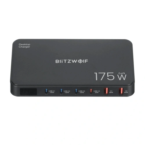 Stacja ładująca 6w1 Blitzwolf BW-S30 4xUSB-C, 2xUSB-A 175W