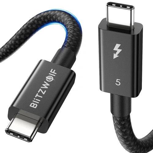 Kabel USB-C / USB-C BlitzWolf BW-HDC8 240W 0.5m (czarny)
